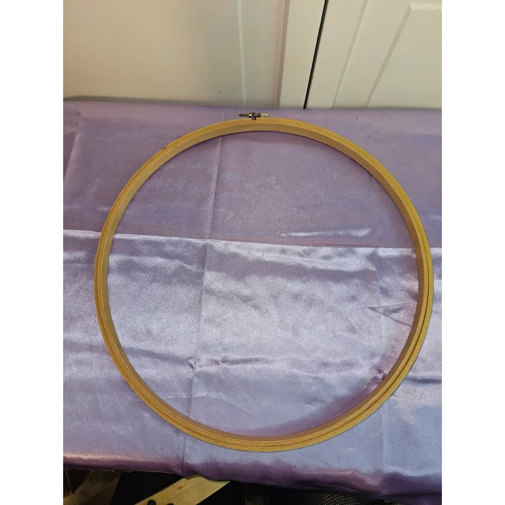 Vintage Wooden Embroidery Quilting Hoops Set 3pc 12 & 14 Inch American Heritage